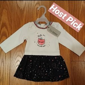 NWT - 3Pommes "Hello mon 'p'tit chat" Kitty Dress